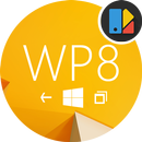 WP8 Yellow | Free Xperia Theme APK