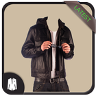Leather Jacket Photo Suit Zeichen
