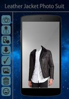 Leather Jacket Photo Suit captura de pantalla 1
