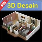 3D Desain Rumah أيقونة