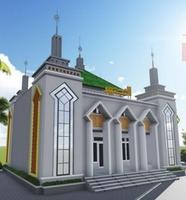 Modern Mosque Design plakat