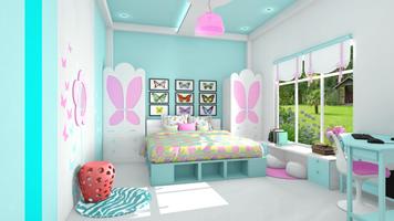 Girls Room Design اسکرین شاٹ 3