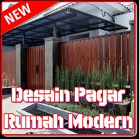 Desain Pagar Rumah Modern Plakat