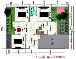 house 3 room design 스크린샷 1