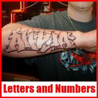 Tattoo Letters and Numbers স্ক্রিনশট 2