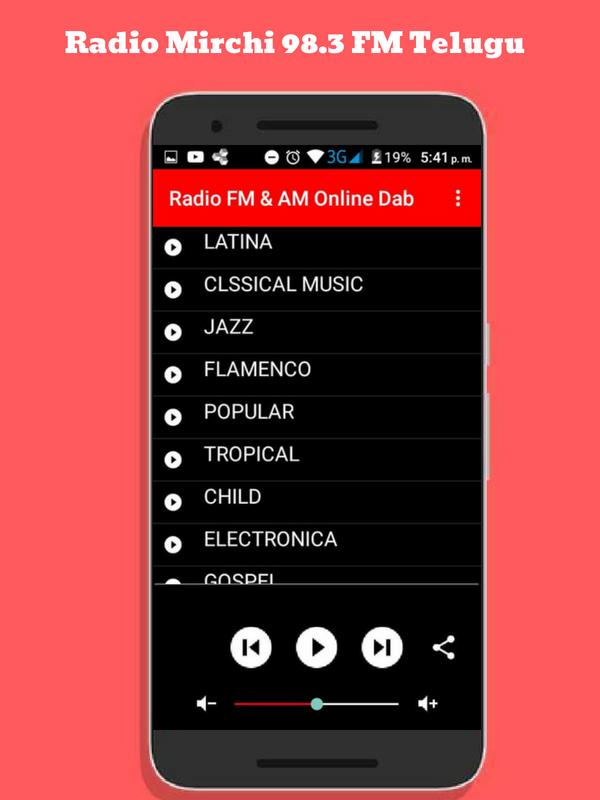 radio mirchi 98.3 fm telugu live AM FM Radio for Android - APK Download