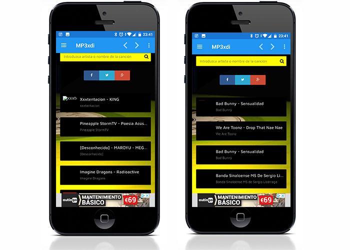 Descarga de APK de Mp3xd Descargar música canciones mp3 gratis para Android