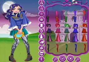 Descendants Dress Up Game captura de pantalla 1