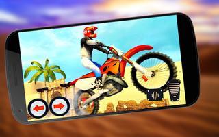 Off Road Trail Bike Desert Stunt Racing Game Free capture d'écran 3