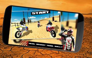 Off Road Trail Bike Desert Stunt Racing Game Free capture d'écran 1