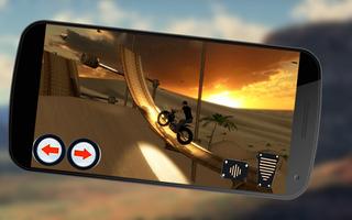 Off Road Trail Bike Desert Stunt Racing Game Free capture d'écran 2