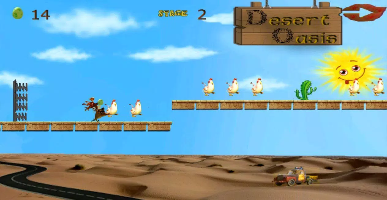 Oscar's Oasis - Flying Chicken APK pour Android Télécharger