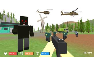 Pixel Zombies- Block Warfare screenshot 2