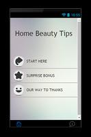 Home Beauty Tips Affiche