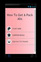 How To Get 6 Pack Abs پوسٹر