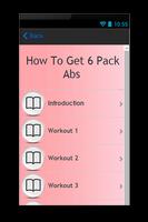 How To Get 6 Pack Abs ภาพหน้าจอ 1