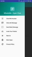 WhatsMe - Whats Direct Chat - Open Chat in WhatzAp poster
