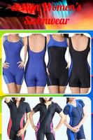 Design Women Swim Wear Affiche