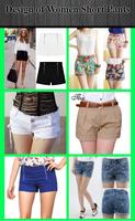 Design of Women Short Pants Plakat