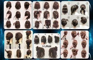 design of women's hair penulis hantaran