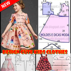 Design de roupas para crianças ícone