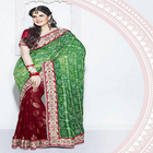 Designer Saree Wallpaper أيقونة