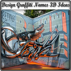 Design Graffiti Names 3D Ideas 圖標