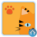 Tiger Cat Theme - Be Launcher aplikacja