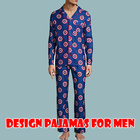 男性のためのデザインパジャマ アイコン
