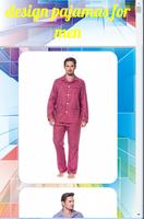 男性のためのデザインパジャマ ポスター