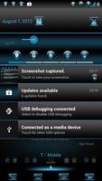 CarbonGlassLite ICS JB Theme تصوير الشاشة 1