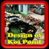 Design of Koi Pond Affiche