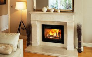Design the Idea of home fireplace Affiche