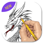 Learn to Draw Dragons 2018 icône