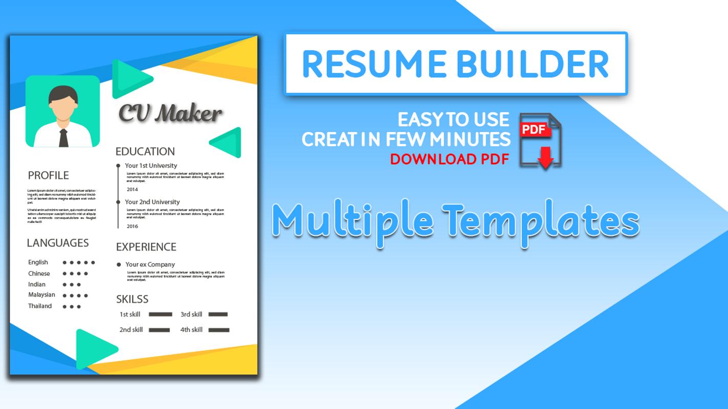 Resume Builder Cv Maker Cv Templates For Android Apk Download
