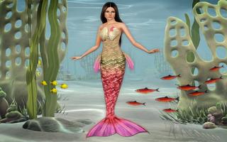 Meerjungfrau Abenteuer 3D Plakat