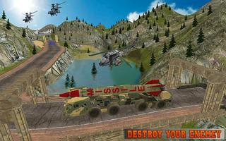 Missile Attack Army Truck 2017: Army Truck Games ภาพหน้าจอ 1