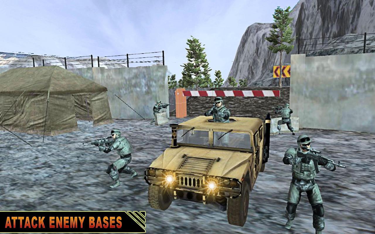Военную игру внедорожник