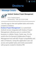 برنامه‌نما Deskera Project Management عکس از صفحه