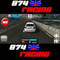 974 racing Affiche
