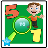 5 Clue 1 Word - DeStar Games icône