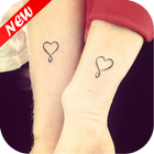 Love tattoos designs collection photo for couples icône