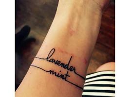 Poster Tattoo name