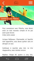 برنامه‌نما Guide Français Pokémon GO عکس از صفحه