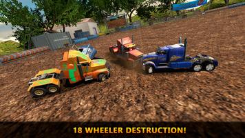 18 Wheeler: Truck Crash Derby Affiche
