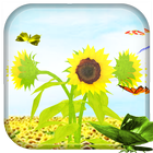 Sunflower 3D LiveWallpaper icône