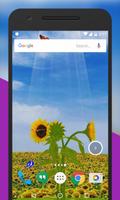 Sunflower 3D LiveWallpaper capture d'écran 1