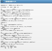 Lirik Lagu Geisha Screenshot 1