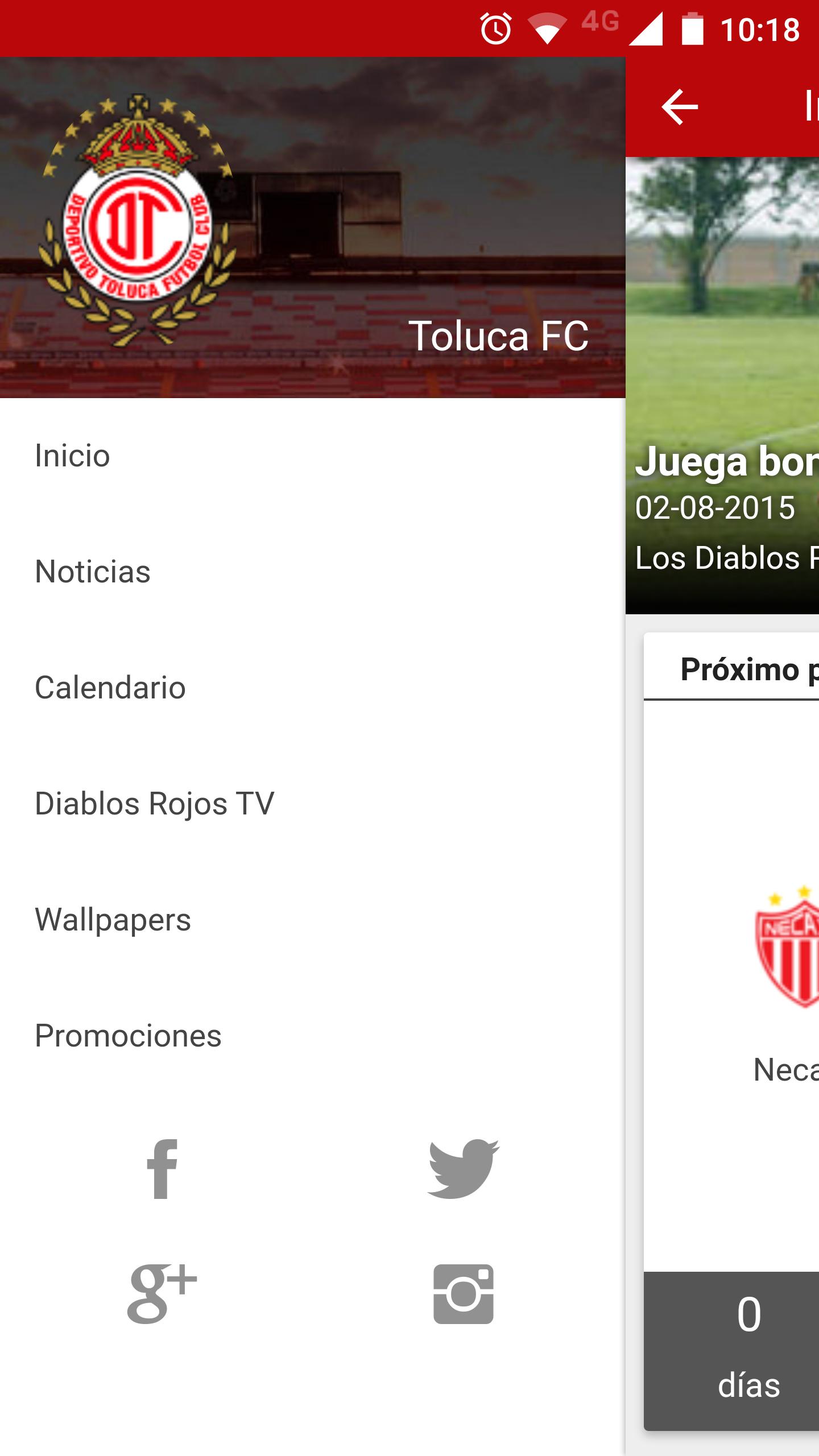Tải xuống APK Deportivo Toluca FC cho Android