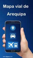 Mapa vial de Arequipa Affiche